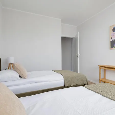 아파트 Stylowy Z Dwiema Sypialniami Balkonem I Parkingiem By Renters *