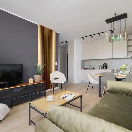 Apartman Stylowy Z Dwiema Sypialniami Balkonem I Parkingiem By Renters
